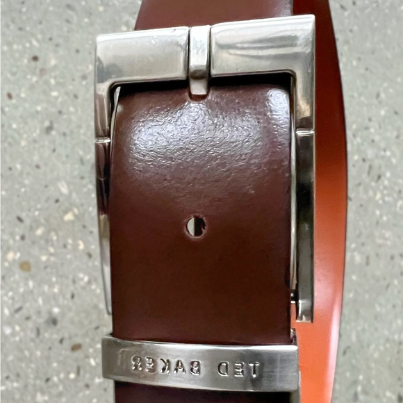 Men’s Ted Baker reversible belt brown and tan size 36 - Picture 7 of 14